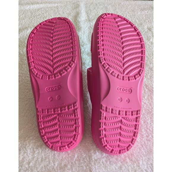 Crocs Classic Sandal (206761) Fuchsia Fun Unisex Men’s Sz 11 Women’s Sz  13 - Picture 6 of 8